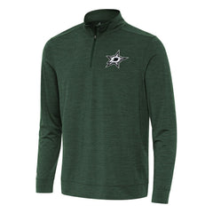 Dallas Stars Antigua Bright Quarter-Zip Top Hunter Green