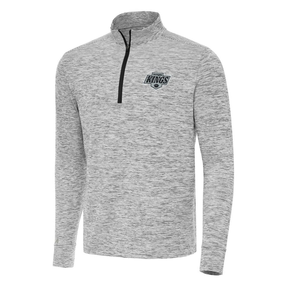 Los Angeles Kings Antigua Cause Quarter-Zip Top Black