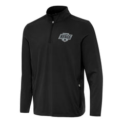 Los Angeles Kings Antigua Perilous Quarter-Zip Sweatshirt Black