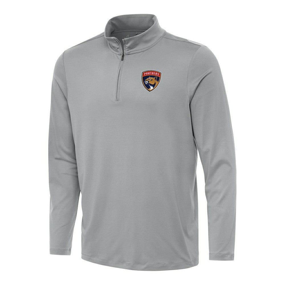 Florida Panthers Antigua Reprocess Quarter-Zip Top Gray