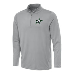Dallas Stars Antigua Reprocess Quarter-Zip Top Gray