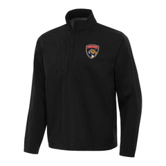 Florida Panthers Antigua Brisk Quarter-Zip Windbreaker Black