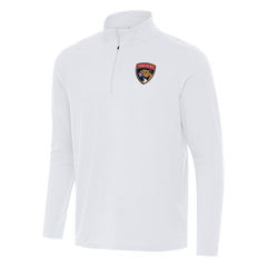 Florida Panthers Antigua Intent Quarter-Zip Top White