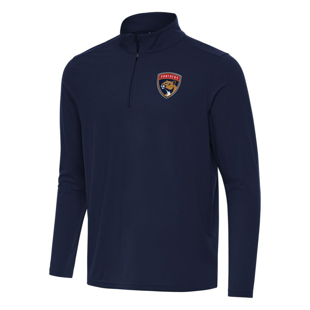 Florida Panthers Antigua Intent Quarter-Zip Top Navy