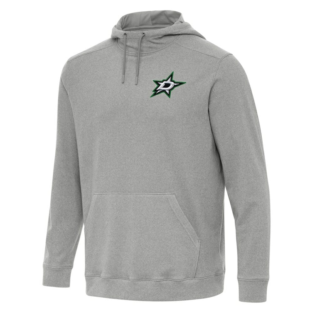 Dallas Stars Antigua Cloud Pullover Hoodie Heather Gray
