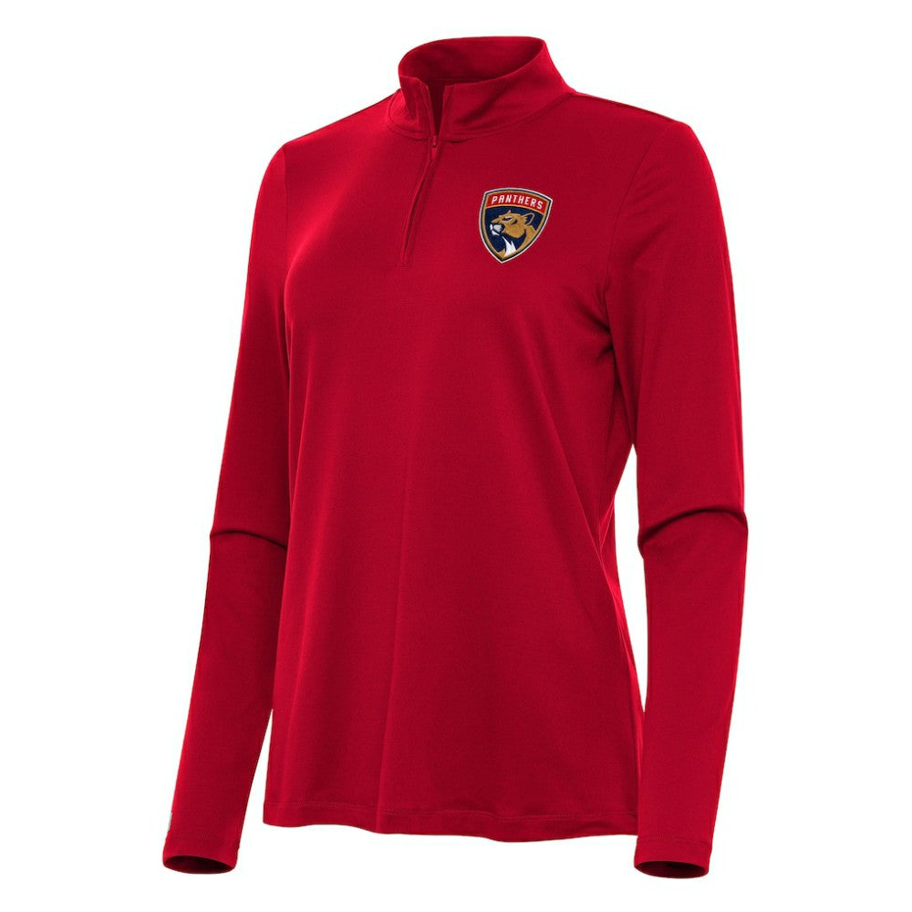 Florida Panthers Antigua Women's Reprocess Quarter-Zip Top Red