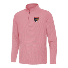 Florida Panthers Antigua Twine Quarter-Zip Top Red