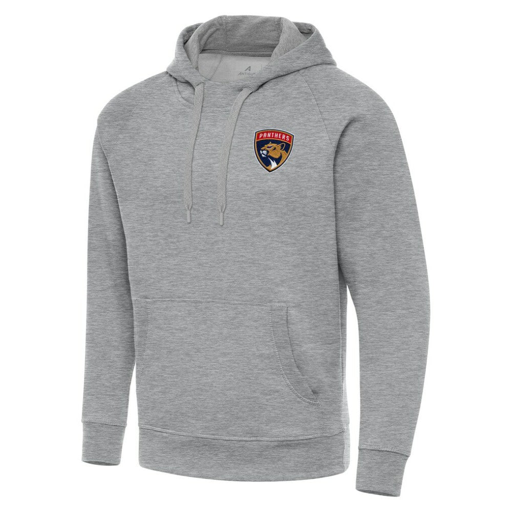 Florida Panthers Antigua Big & Tall Victory Pullover Hoodie Heather Gray