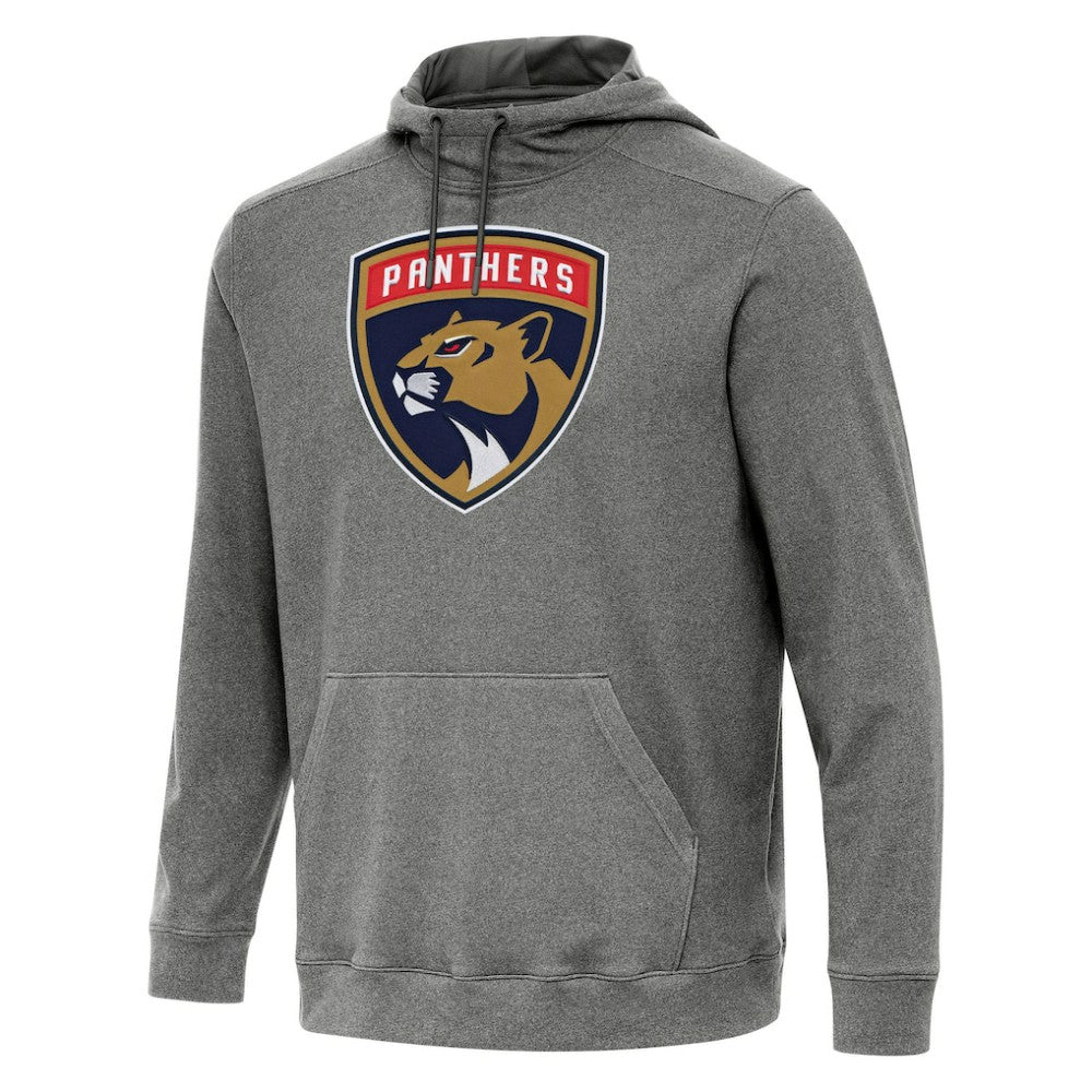 Florida Panthers Antigua Cloud Pullover Hoodie Heather Black