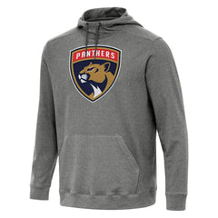 Florida Panthers Antigua Cloud Pullover Hoodie Heather Black