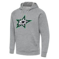 Dallas Stars Antigua Big & Tall Victory Pullover Hoodie Heather Gray