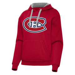 Montreal Canadiens Antigua Women's Victory Pullover Hoodie Red