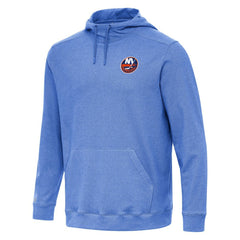 New York Islanders Antigua Cloud Pullover Hoodie Heather Royal