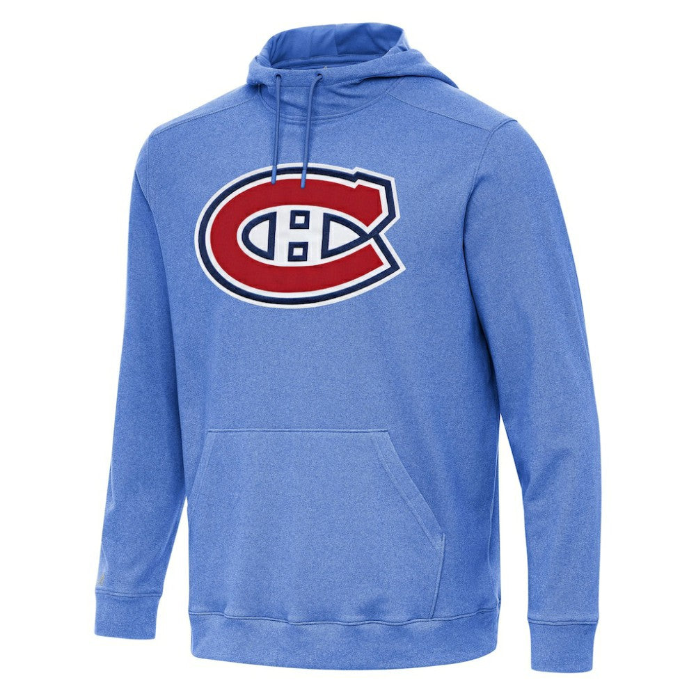 Montreal Canadiens Antigua Cloud Pullover Hoodie Heather Royal