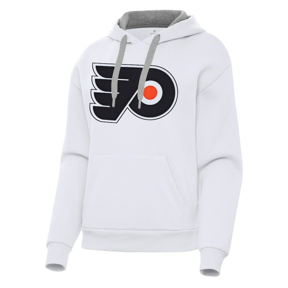 Philadelphia Flyers Antigua Women's Victory Pullover Hoodie White