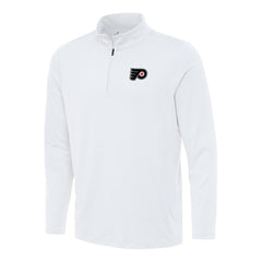 Philadelphia Flyers Antigua Reprocess Quarter-Zip Top White