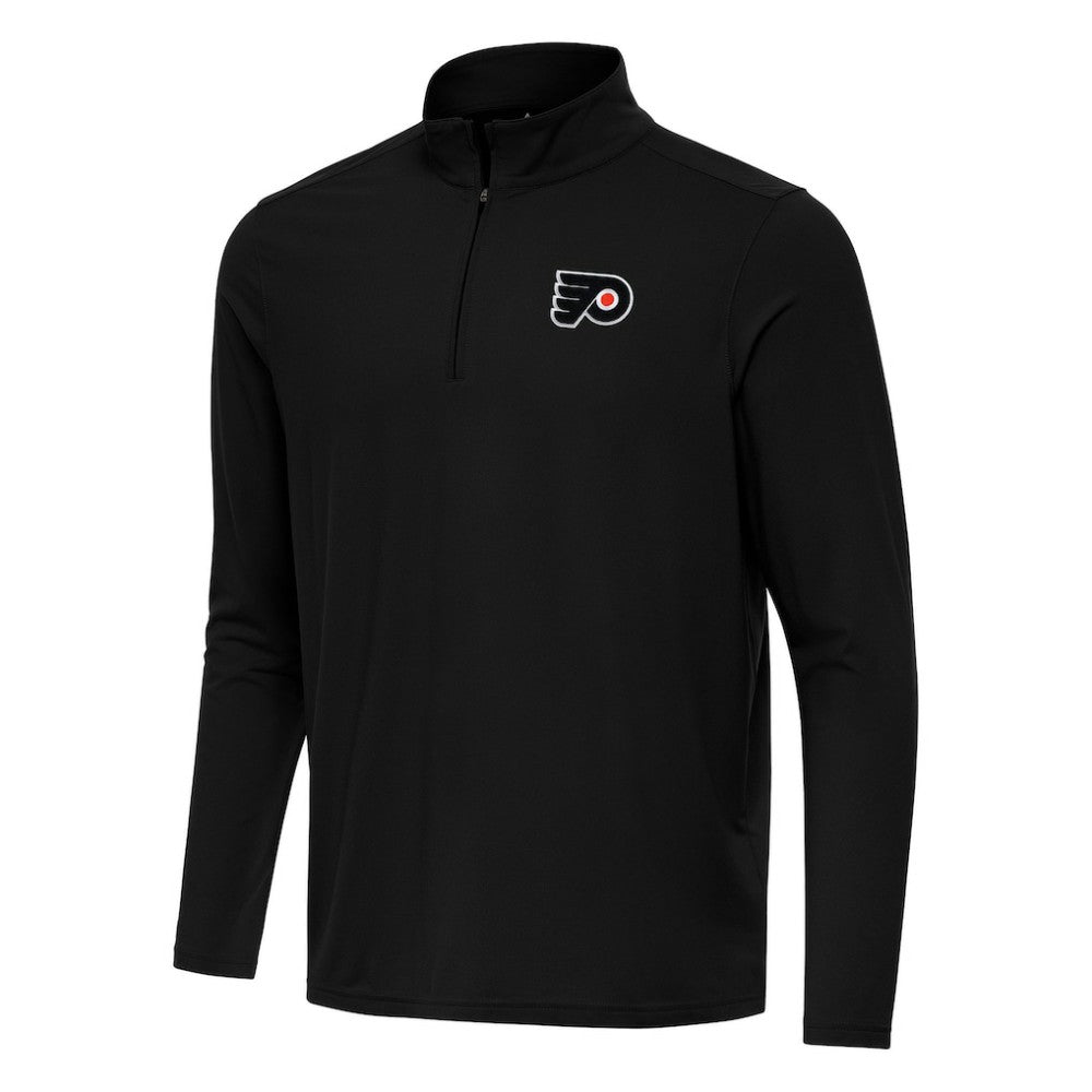 Philadelphia Flyers Antigua Intent Quarter-Zip Top Black