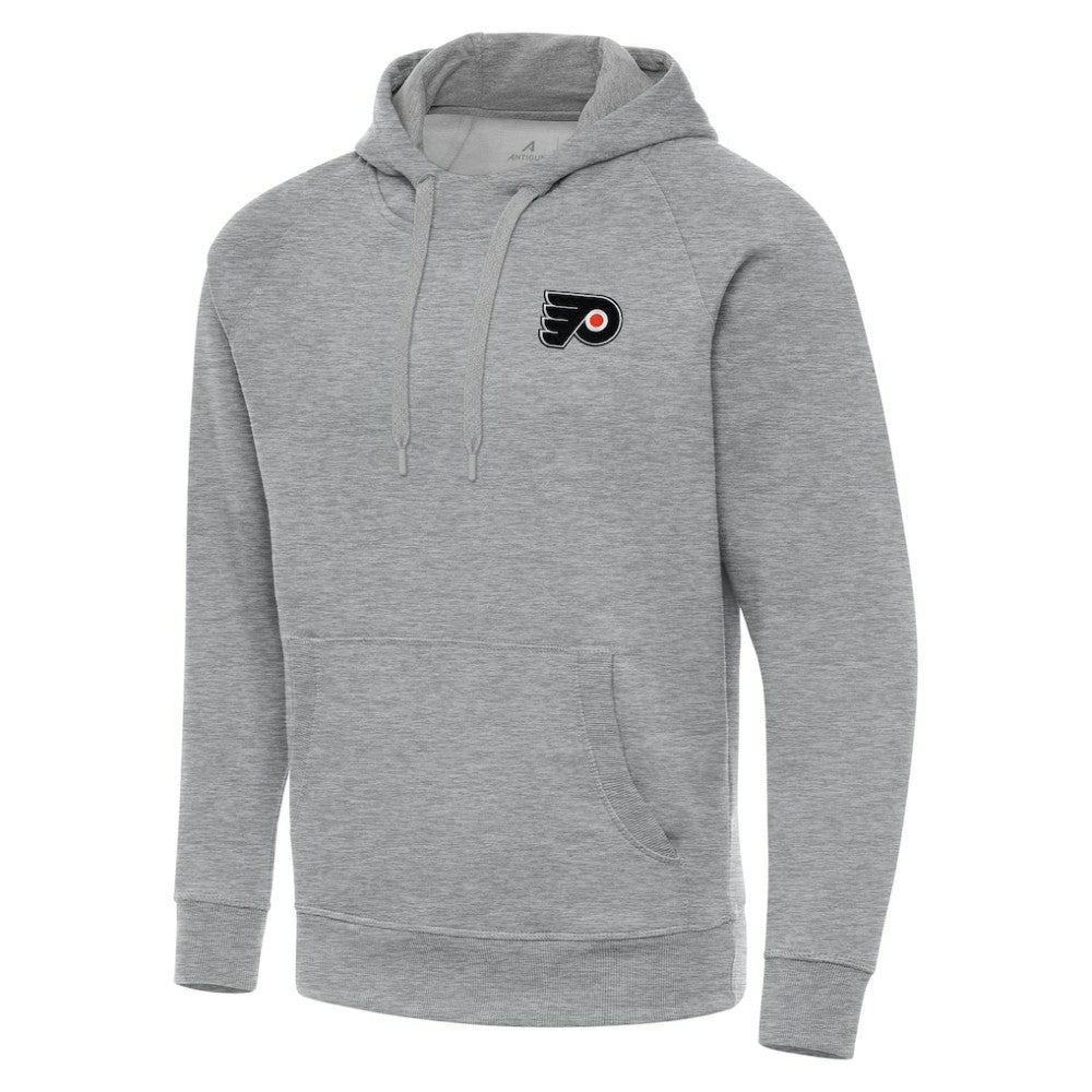 Philadelphia Flyers Antigua Big & Tall Victory Pullover Hoodie Heather Gray
