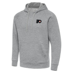 Philadelphia Flyers Antigua Big & Tall Victory Pullover Hoodie Heather Gray