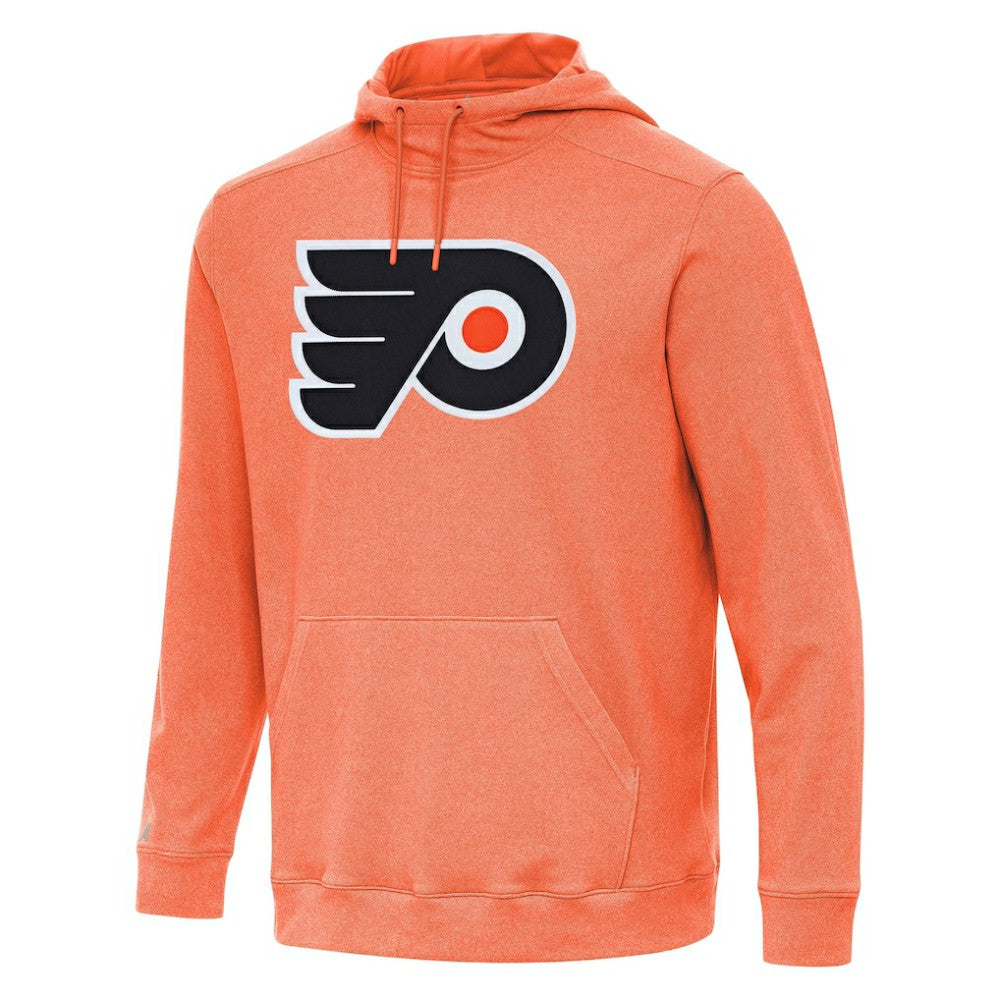 Philadelphia Flyers Antigua Cloud Pullover Hoodie Heather Orange