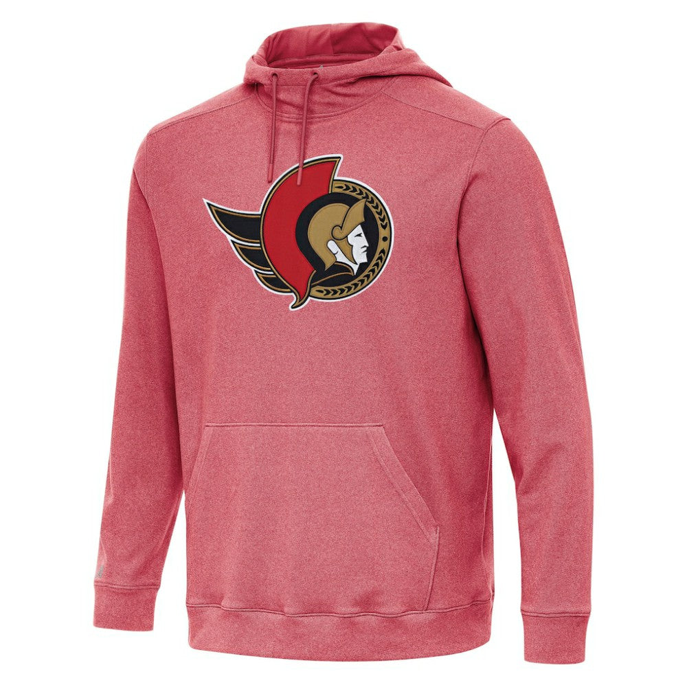 Ottawa Senators Antigua Cloud Pullover Hoodie Heather Red