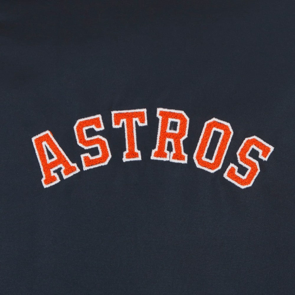 Houston Astros JH Design Youth Reversible Fleece Full-Snap Hoodie Jacket - Black