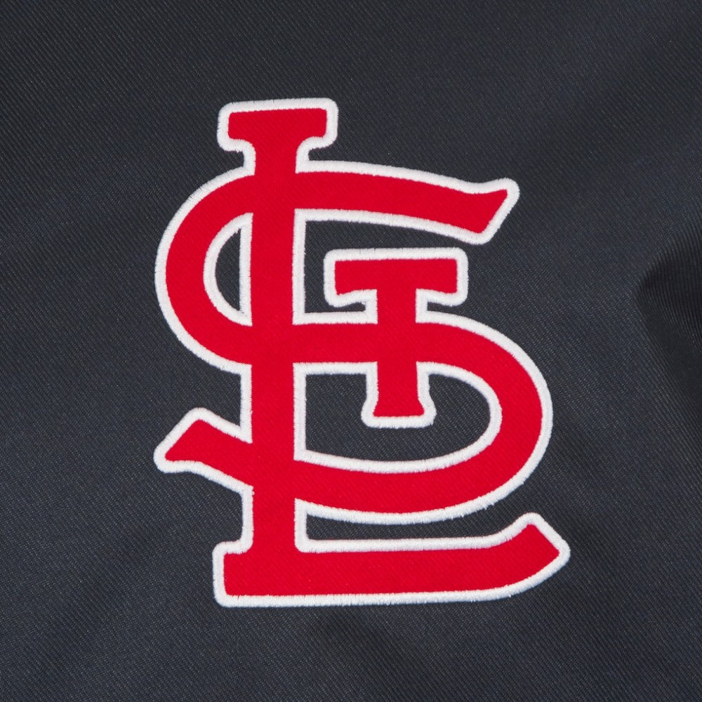St. Louis Cardinals JH Design Youth Reversible Fleece Full-Snap Hoodie Jacket - Black