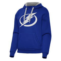 Tampa Bay Lightning Antigua Women's Victory Pullover Hoodie Blue