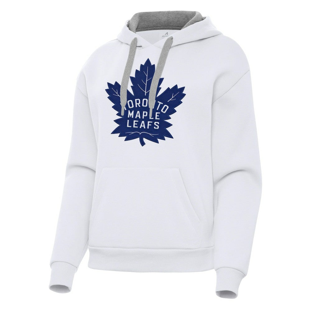 Toronto Maple Leafs Antigua Women's Victory Pullover Hoodie White