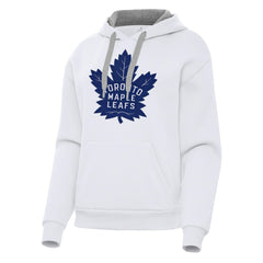Toronto Maple Leafs Antigua Women's Victory Pullover Hoodie White