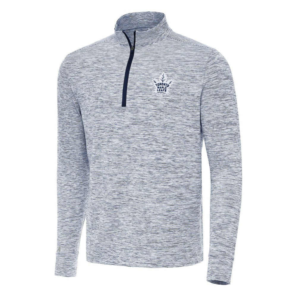 Toronto Maple Leafs Antigua Cause Quarter-Zip Top Navy