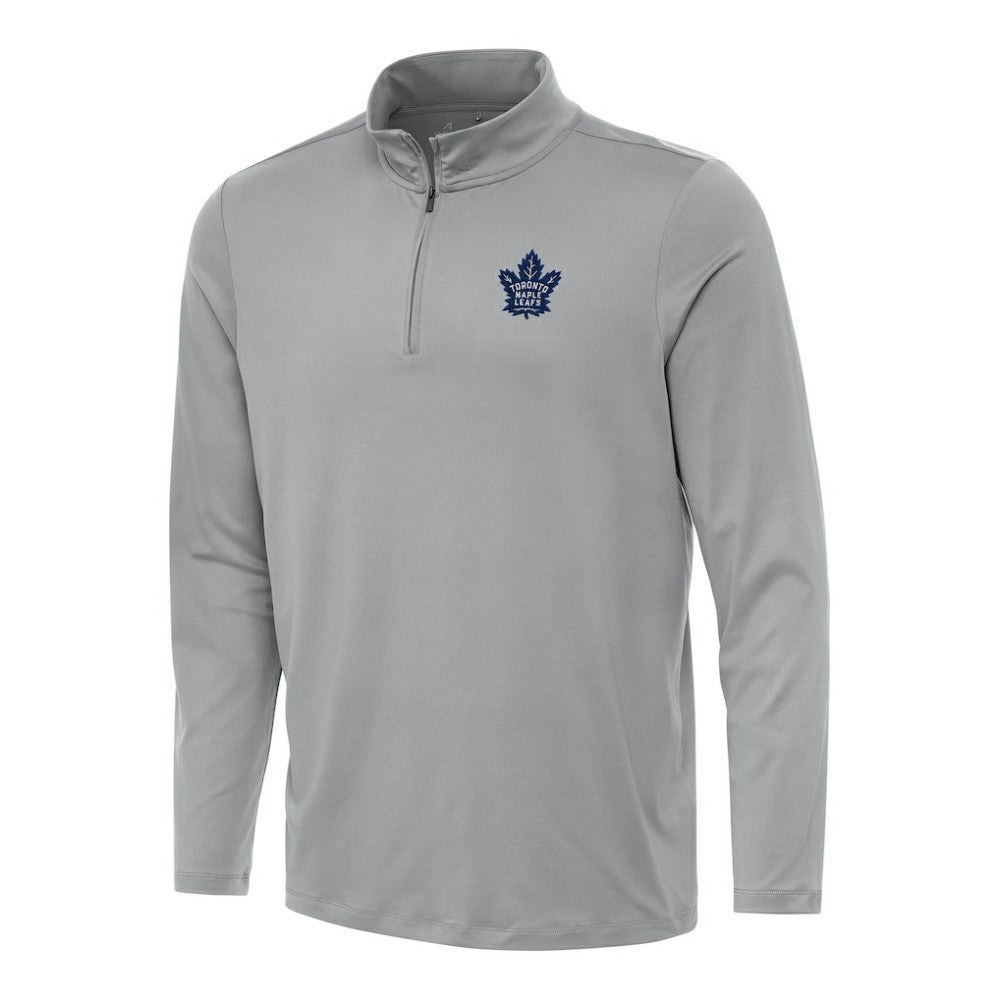 Toronto Maple Leafs Antigua Reprocess Quarter-Zip Top Gray