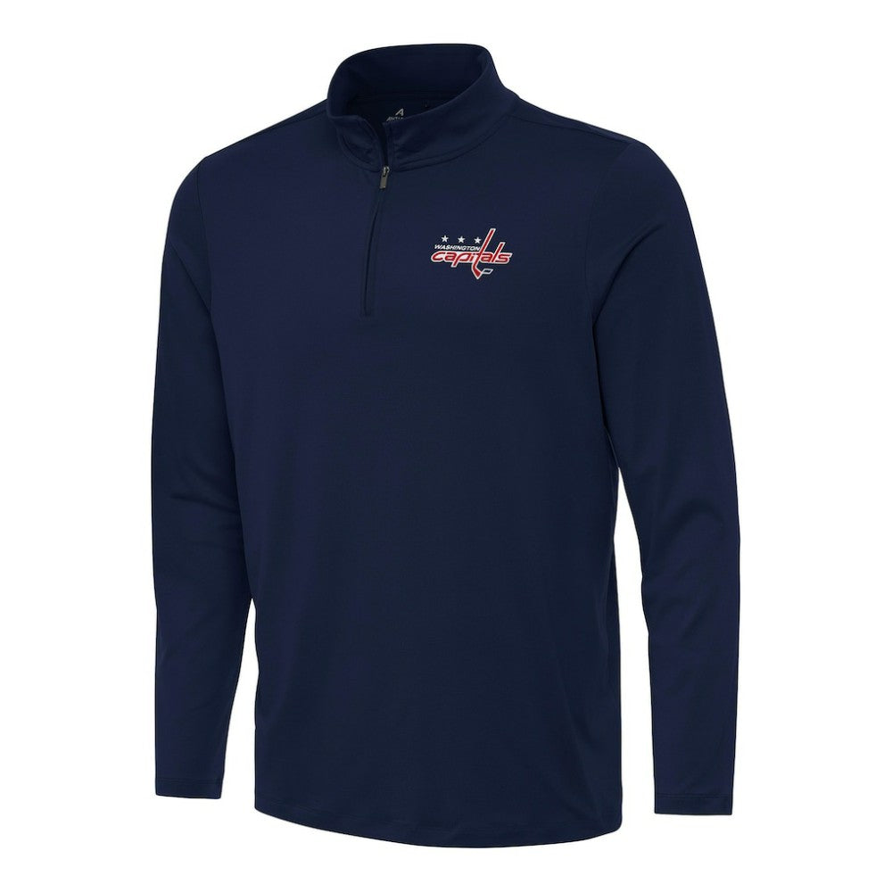 Washington Capitals Antigua Reprocess Quarter-Zip Top Navy