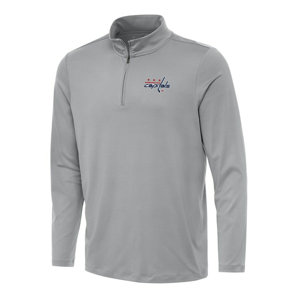 Washington Capitals Antigua Reprocess Quarter-Zip Top Gray