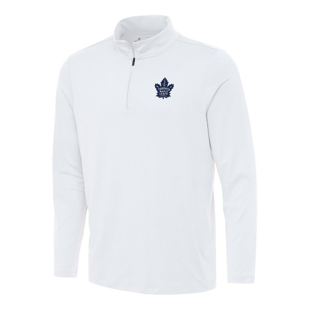 Toronto Maple Leafs Antigua Reprocess Quarter-Zip Top White