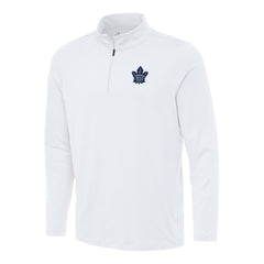 Toronto Maple Leafs Antigua Reprocess Quarter-Zip Top White