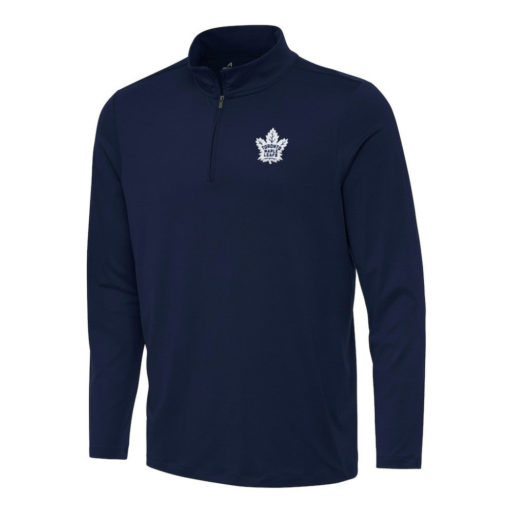 Toronto Maple Leafs Antigua Reprocess Quarter-Zip Top Navy