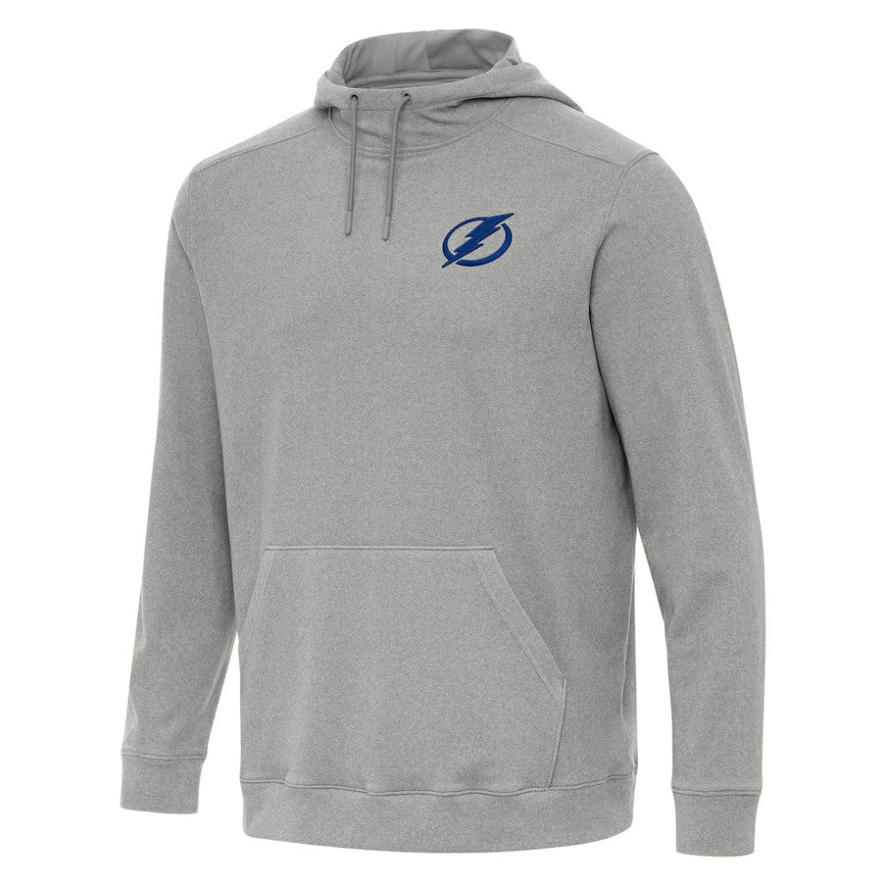 Tampa Bay Lightning Antigua Cloud Pullover Hoodie Heather Gray