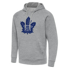Toronto Maple Leafs Antigua Big & Tall Victory Pullover Hoodie Heather Gray