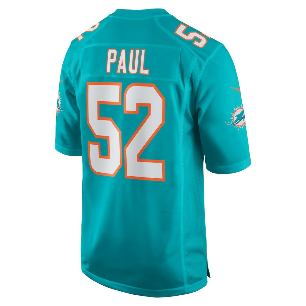 Patrick Paul Miami Dolphins Game Jersey - Aqua | Nike for sale