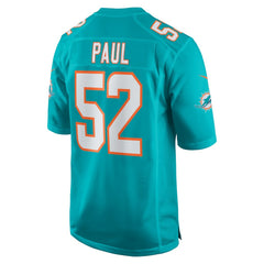 Patrick Paul Miami Dolphins Game Jersey - Aqua | Nike for sale