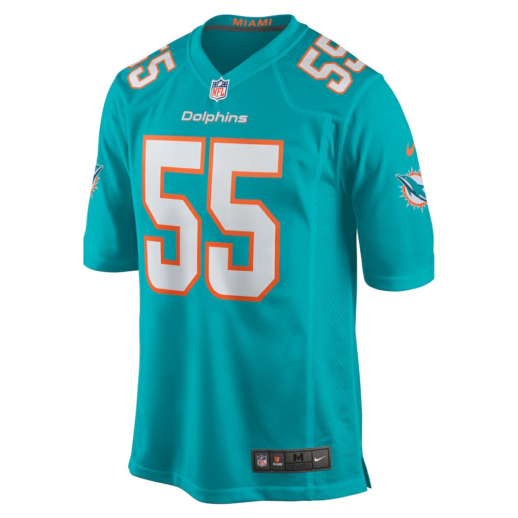 Aaron Brewer Miami Dolphins Game Jersey - Aqua | Nike discount