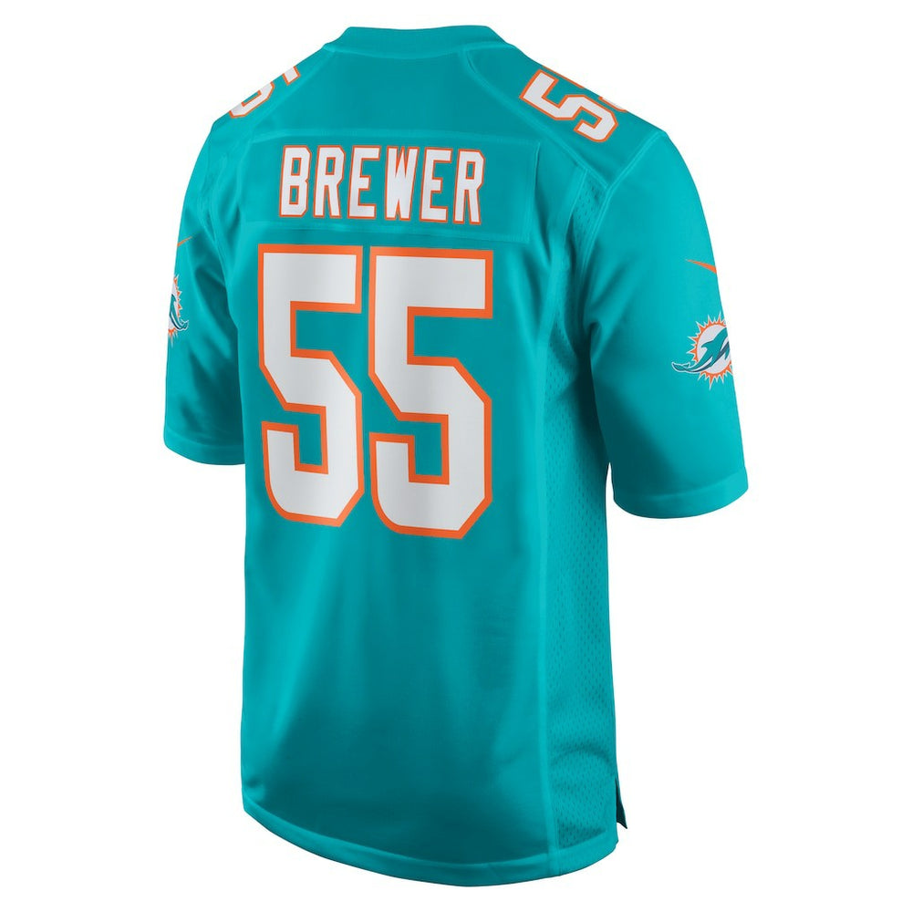 Aaron Brewer Miami Dolphins Game Jersey - Aqua | Nike discount