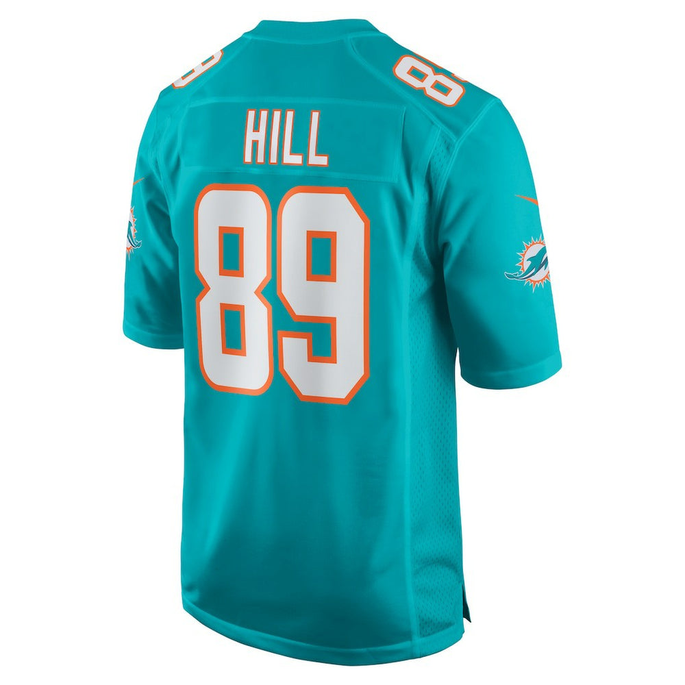 Julian Hill Miami Dolphins Game Jersey - Aqua | Nike for sale