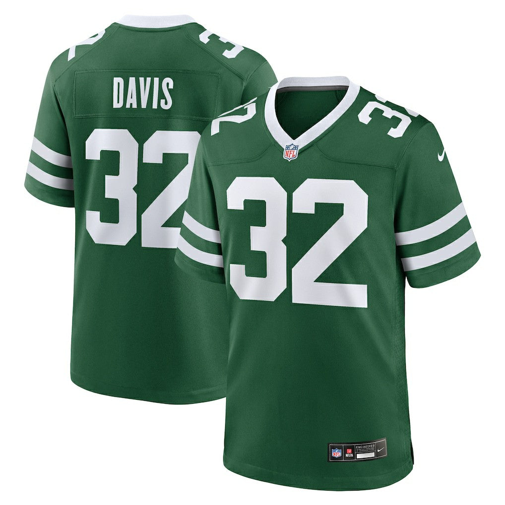Isaiah Davis New York Jets Team Game Jersey - Legacy Green | Nike on sale