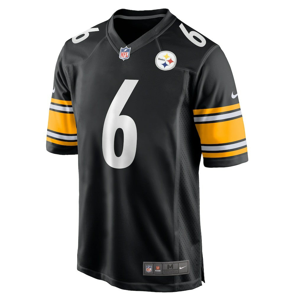 Patrick Queen Pittsburgh Steelers Game Jersey - Black | Nike for sale
