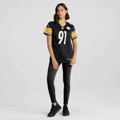 Logan Lee Pittsburgh Steelers Women's Team Game Jersey - Black | Nike for sale
