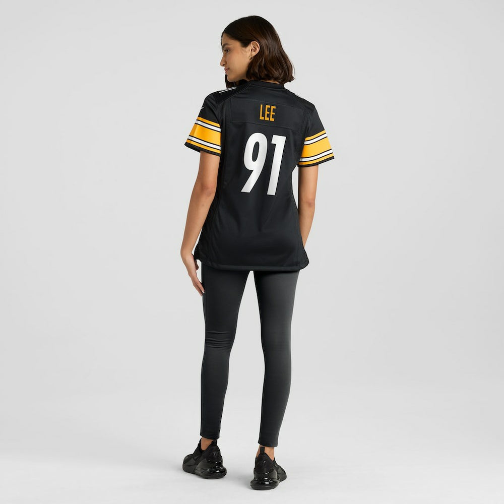 Logan Lee Pittsburgh Steelers Women's Team Game Jersey - Black | Nike for sale