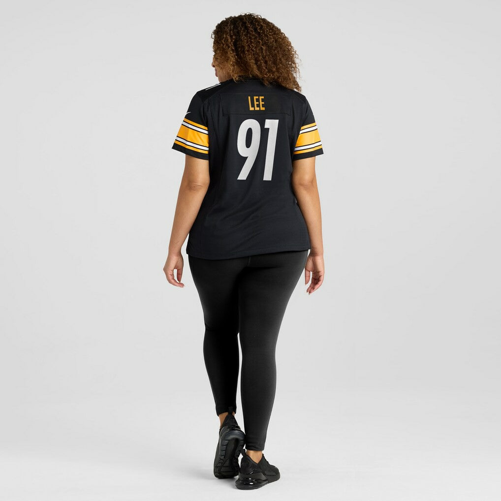 Logan Lee Pittsburgh Steelers Women's Team Game Jersey - Black | Nike for sale