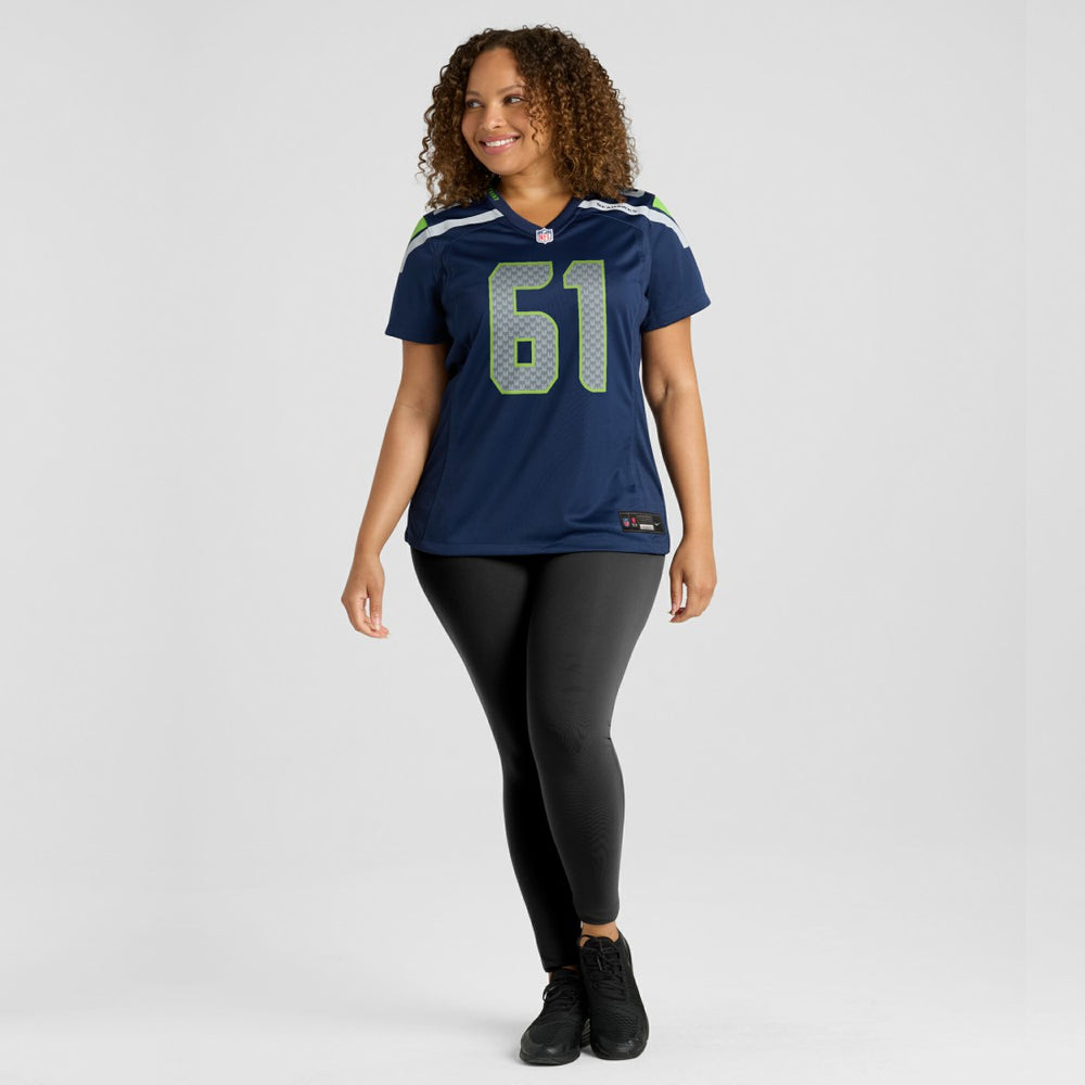 Jalen Sundell Seattle Seahawks Women's Team Game Jersey - College Navy | Nike on sale